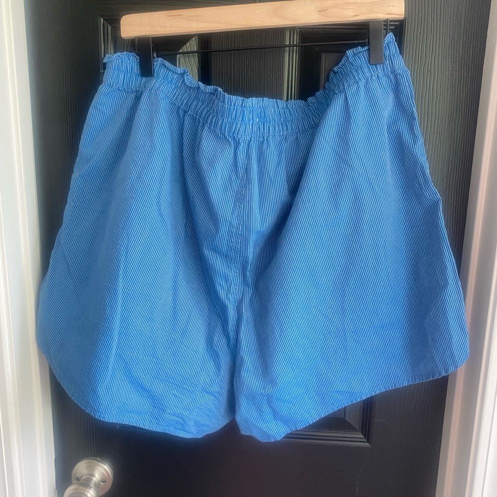 Madewell Blue Elastic-Waist Women's Shorts